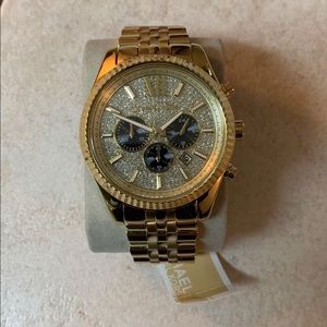 Michael Kors men gold watch